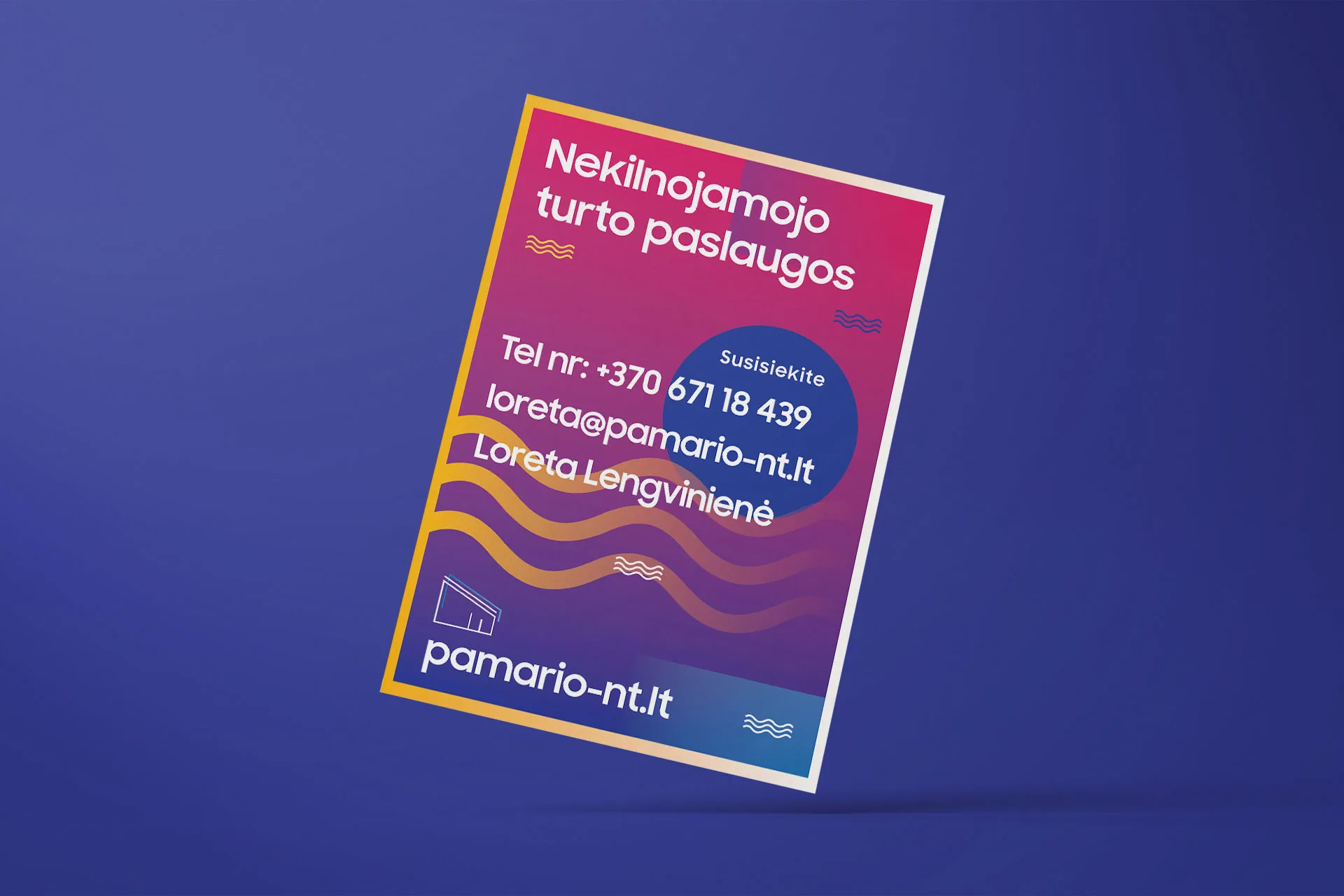 Pamario NT – A3 poster design