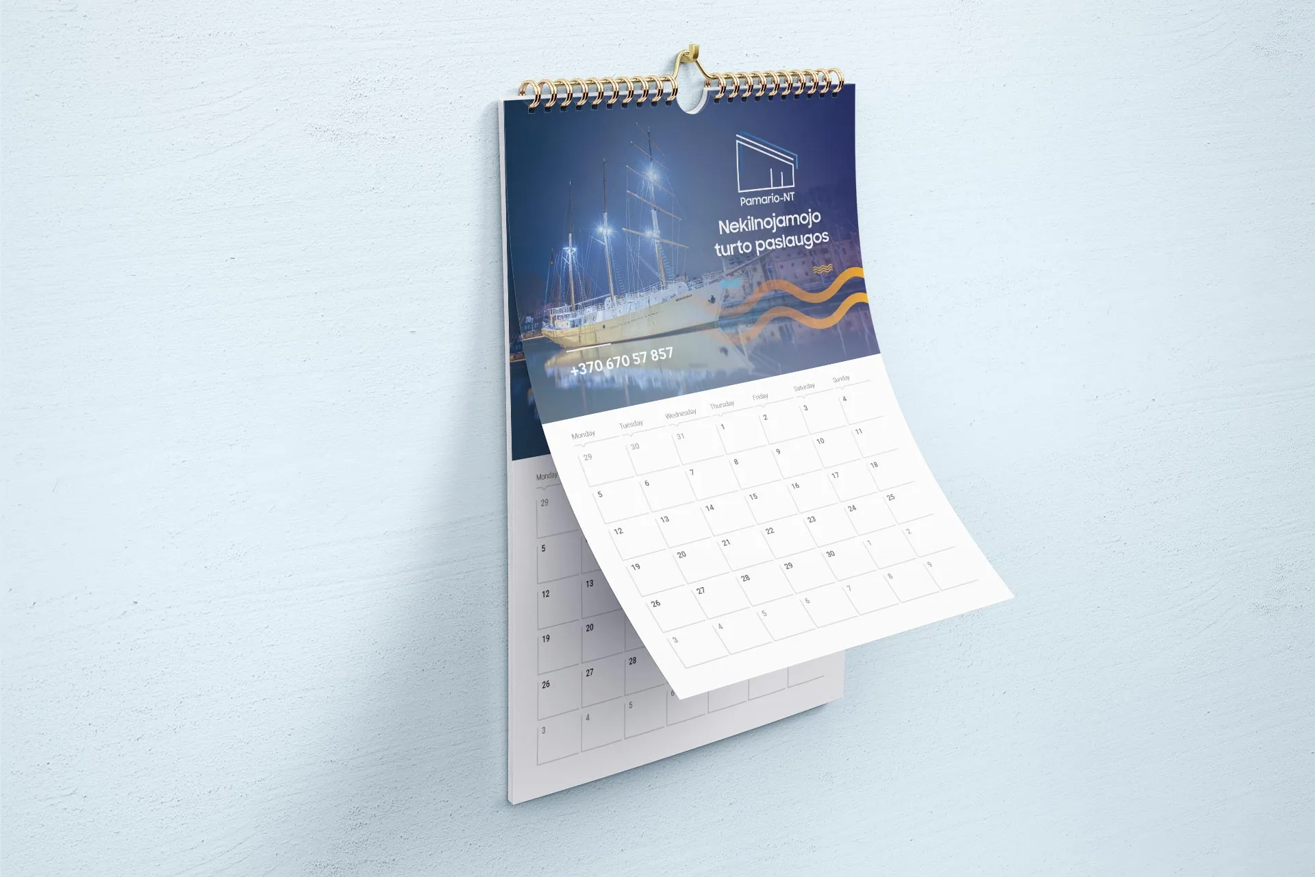 Pamario NT – calendar design