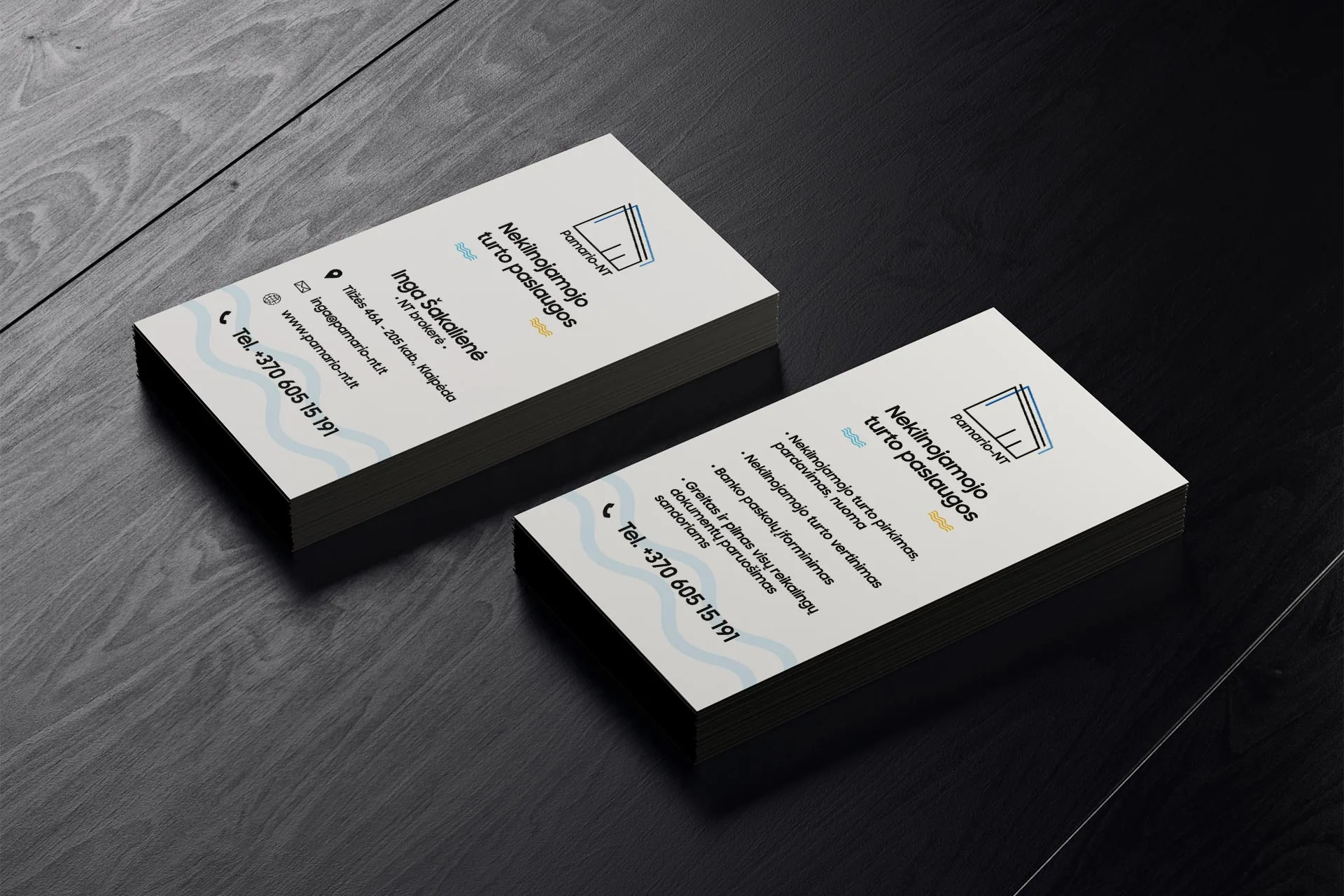 Pamario NT – business card design