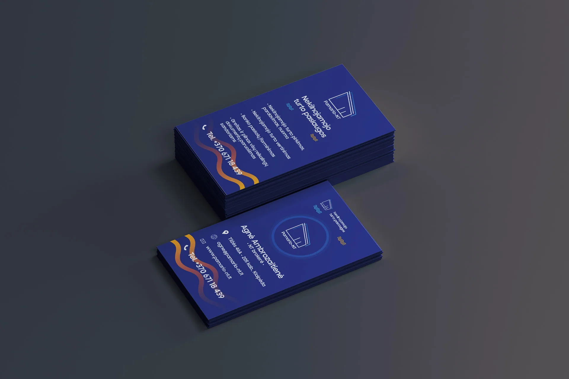 Pamario NT – business card design