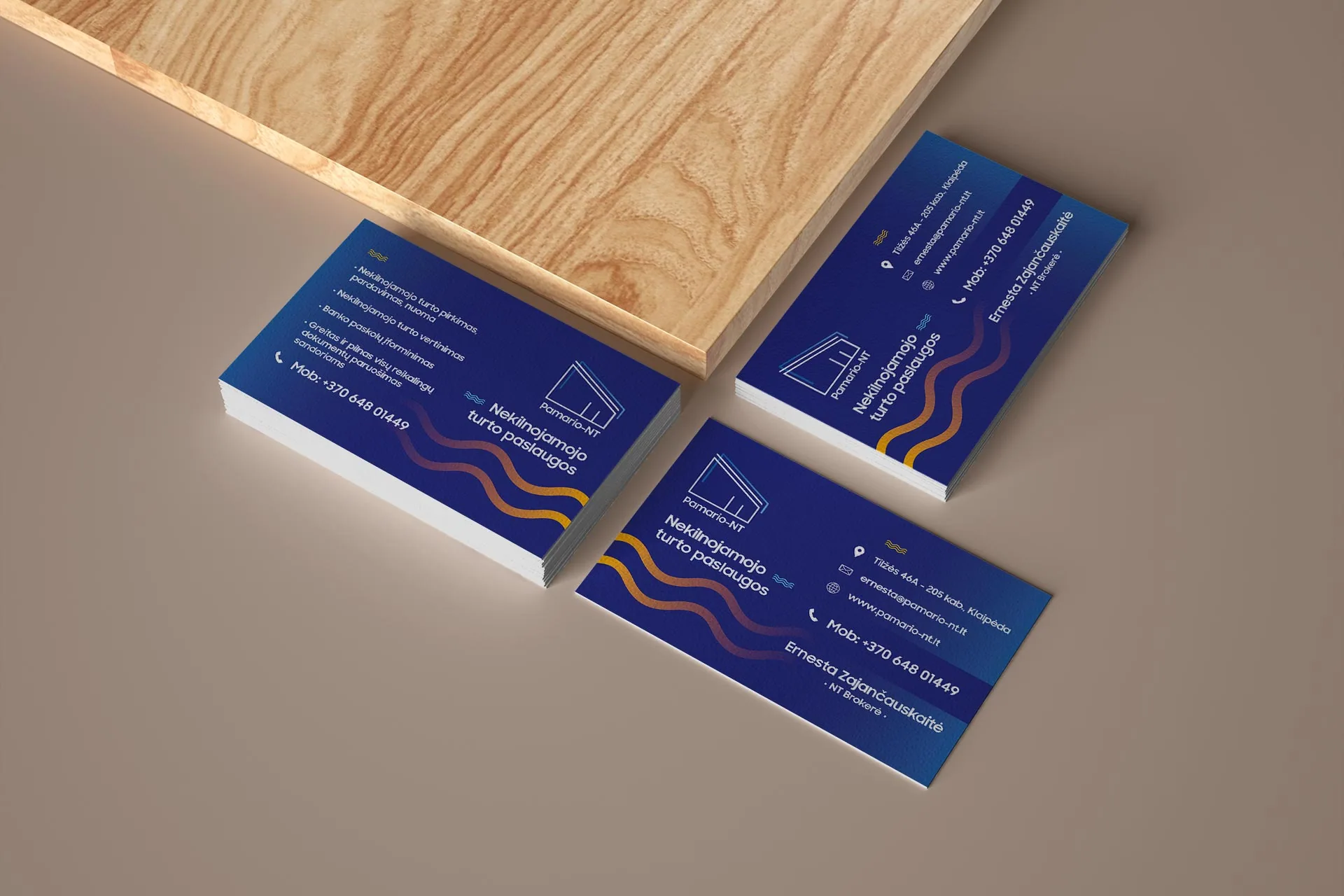 Pamario NT – business card design