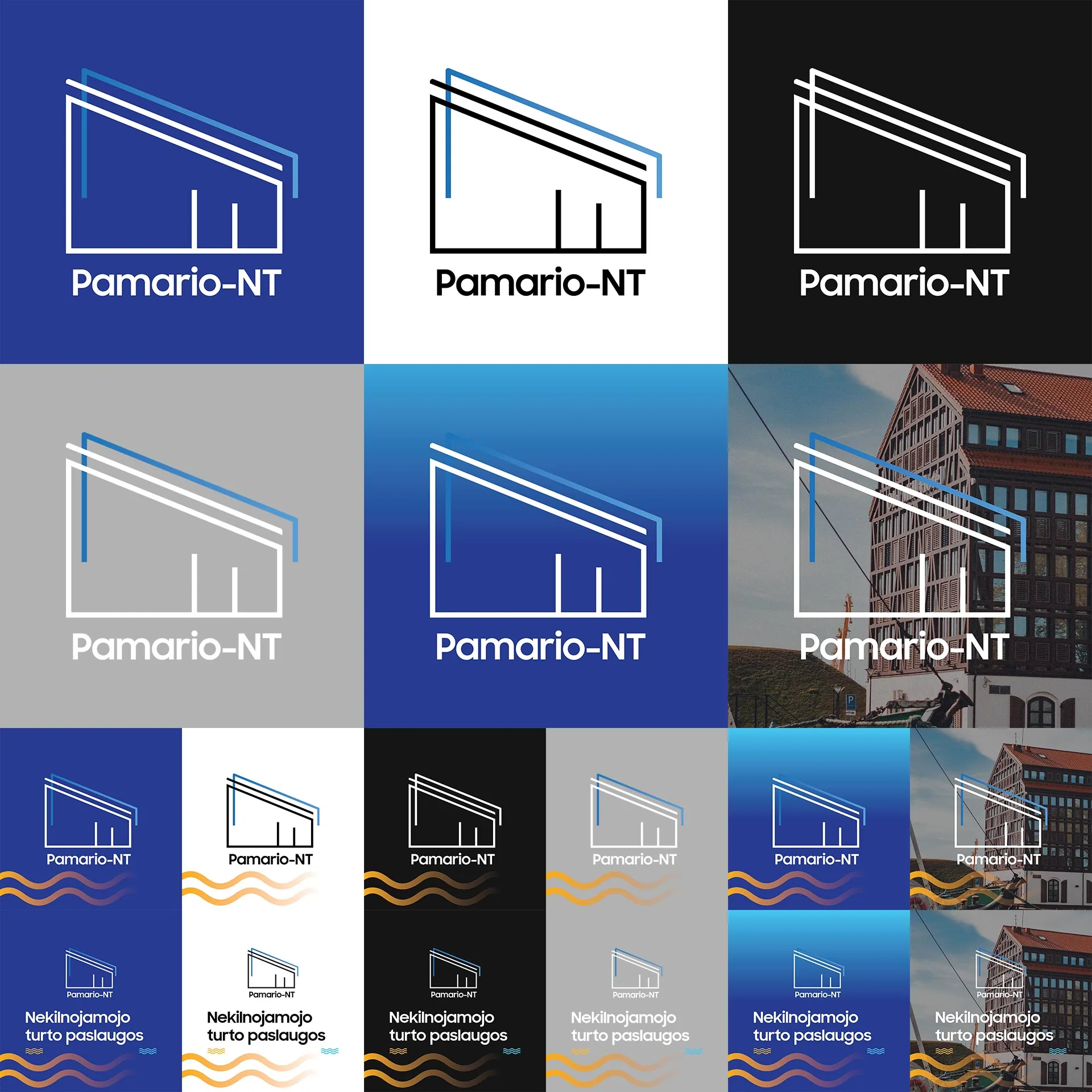 Pamario NT – logotype set