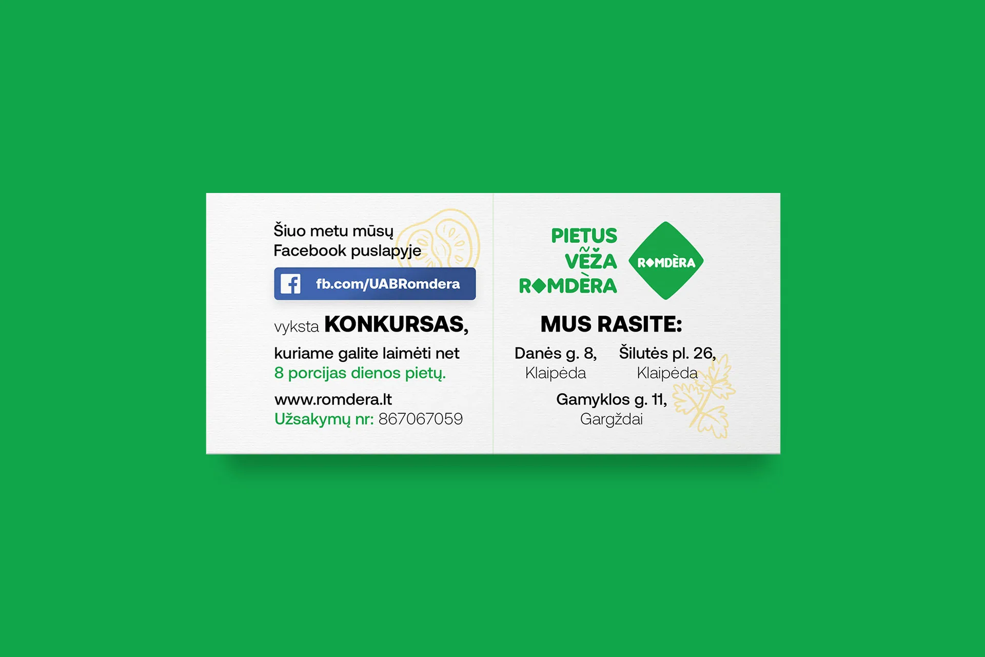 Romdera stationery – envelope