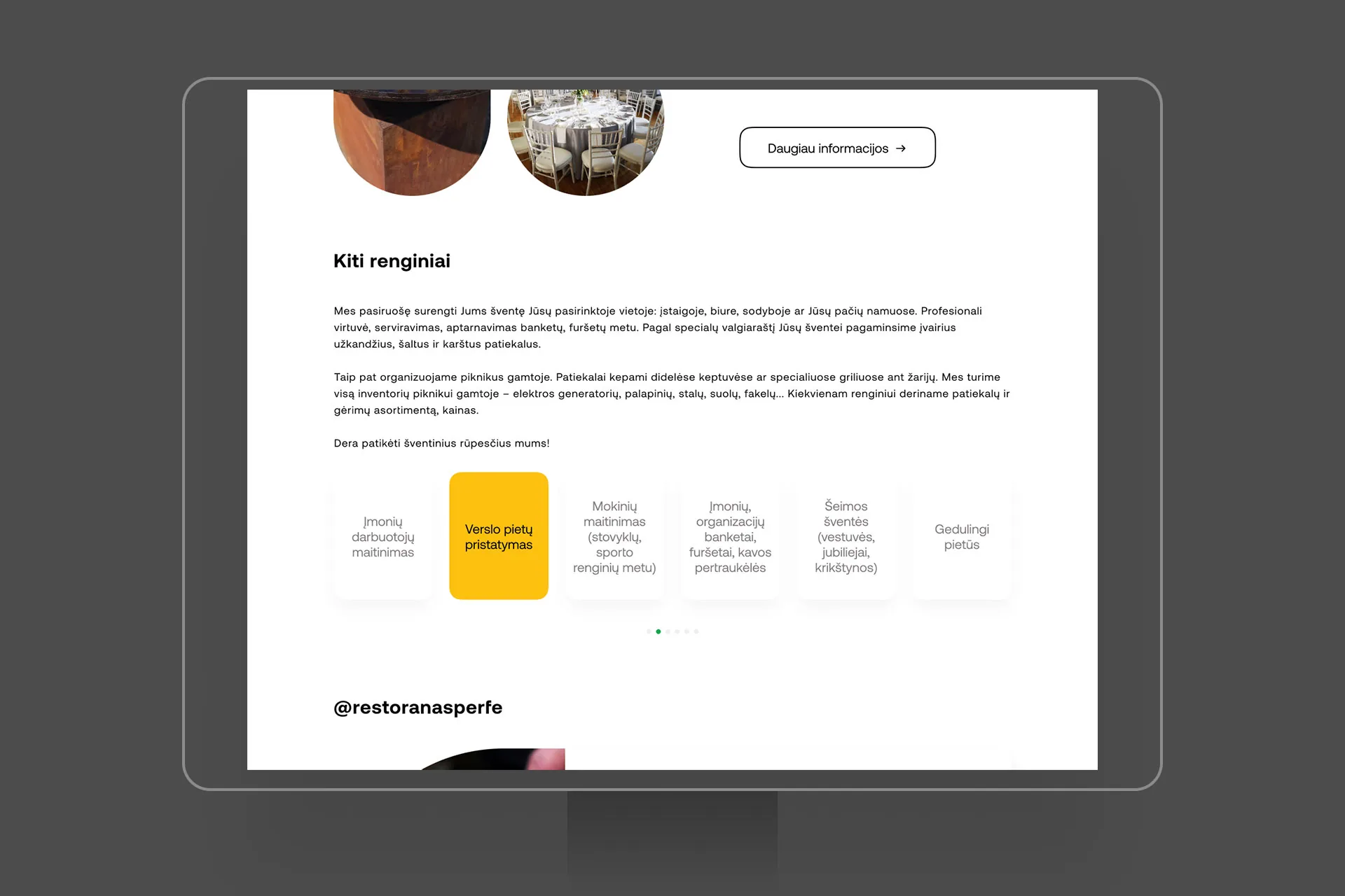 Romdera website – page screen