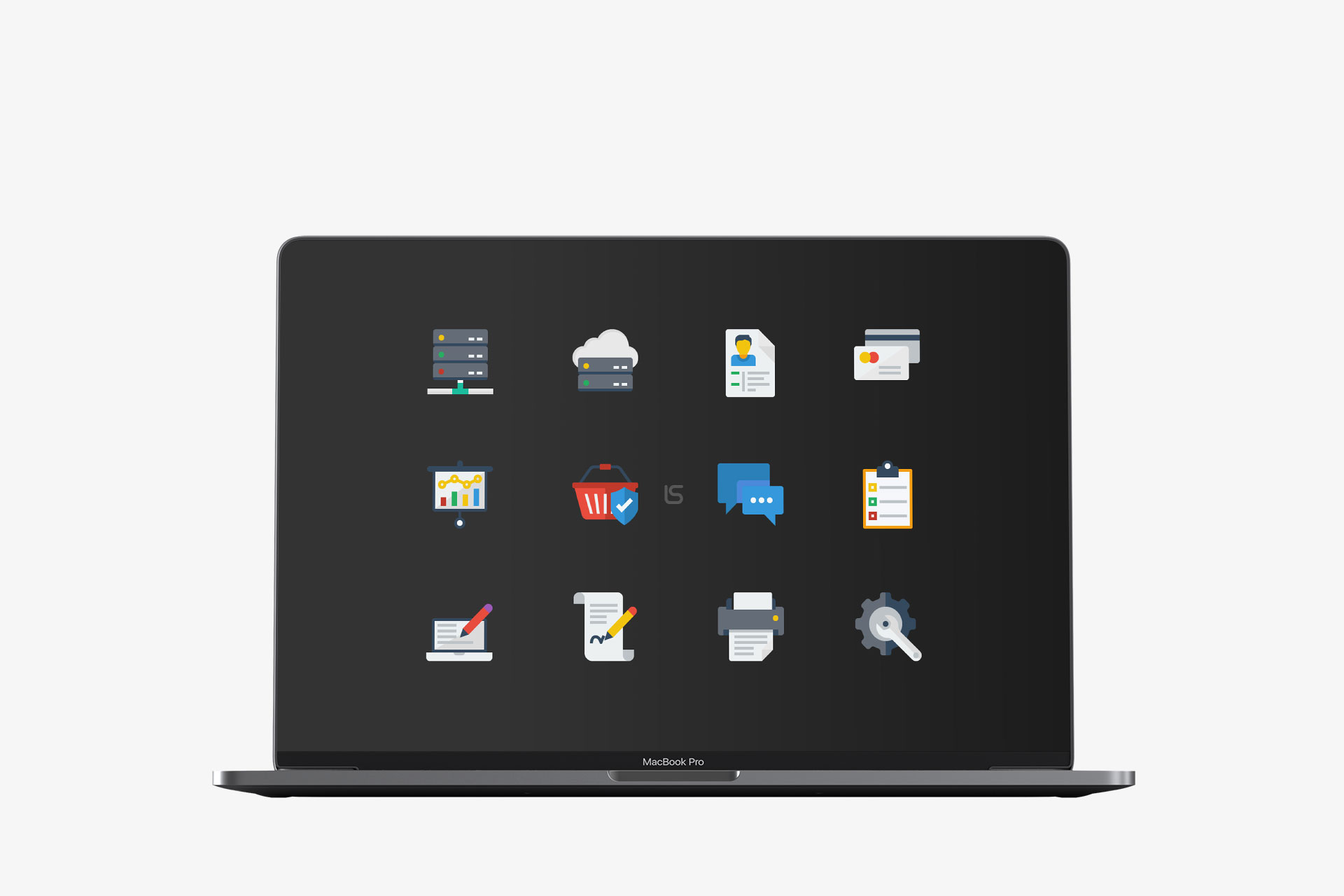 Flat Icons — Set of flat interface icons. Artwork by Lukas Sabaliauskas