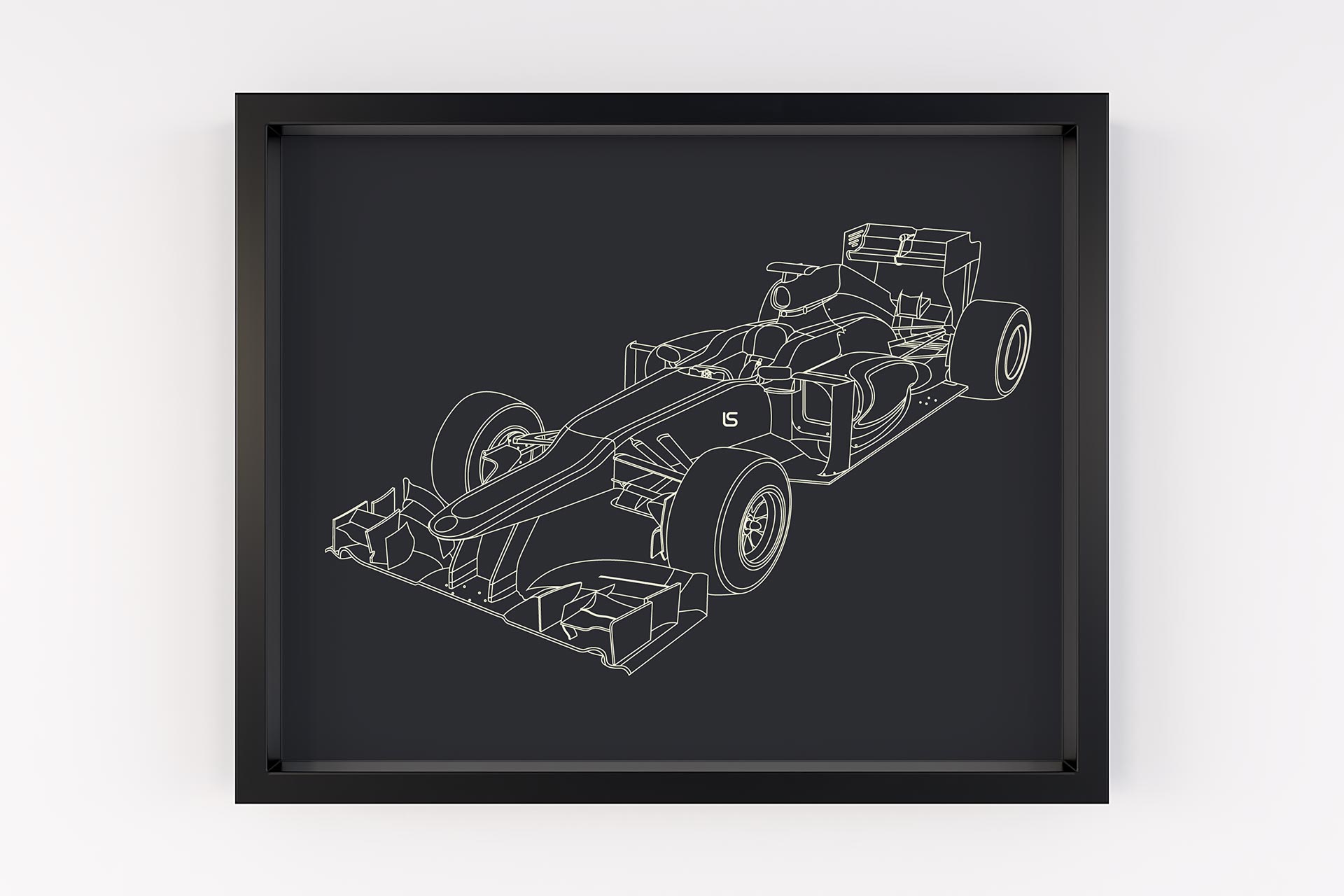 Lotus e21 — Flat vector illustration of the Lotus E21 F1 car. Artwork by Lukas Sabaliauskas