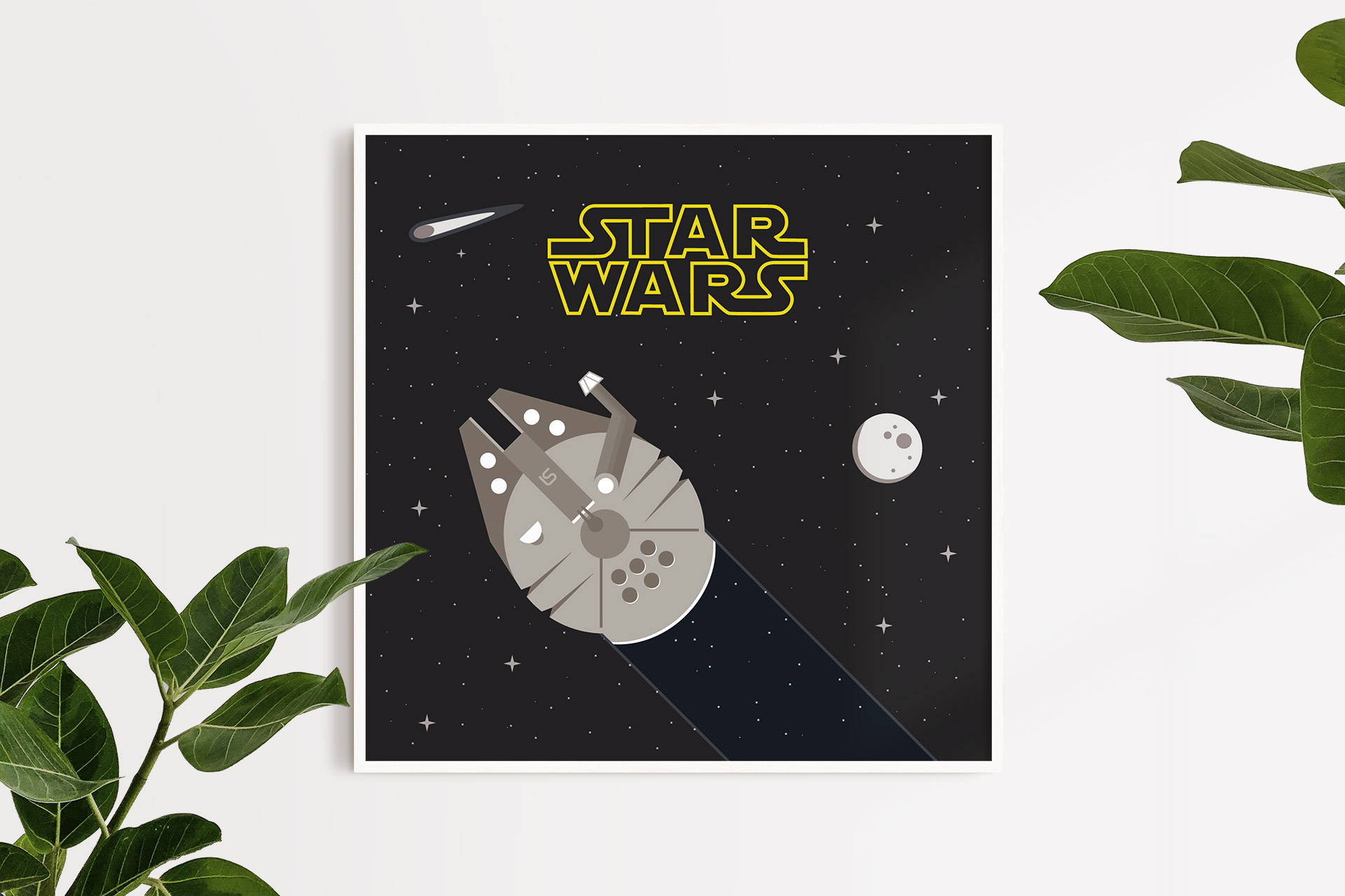 The Force Awakens — Star Wars: The Force Awakens tribute poster. Artwork by Lukas Sabaliauskas