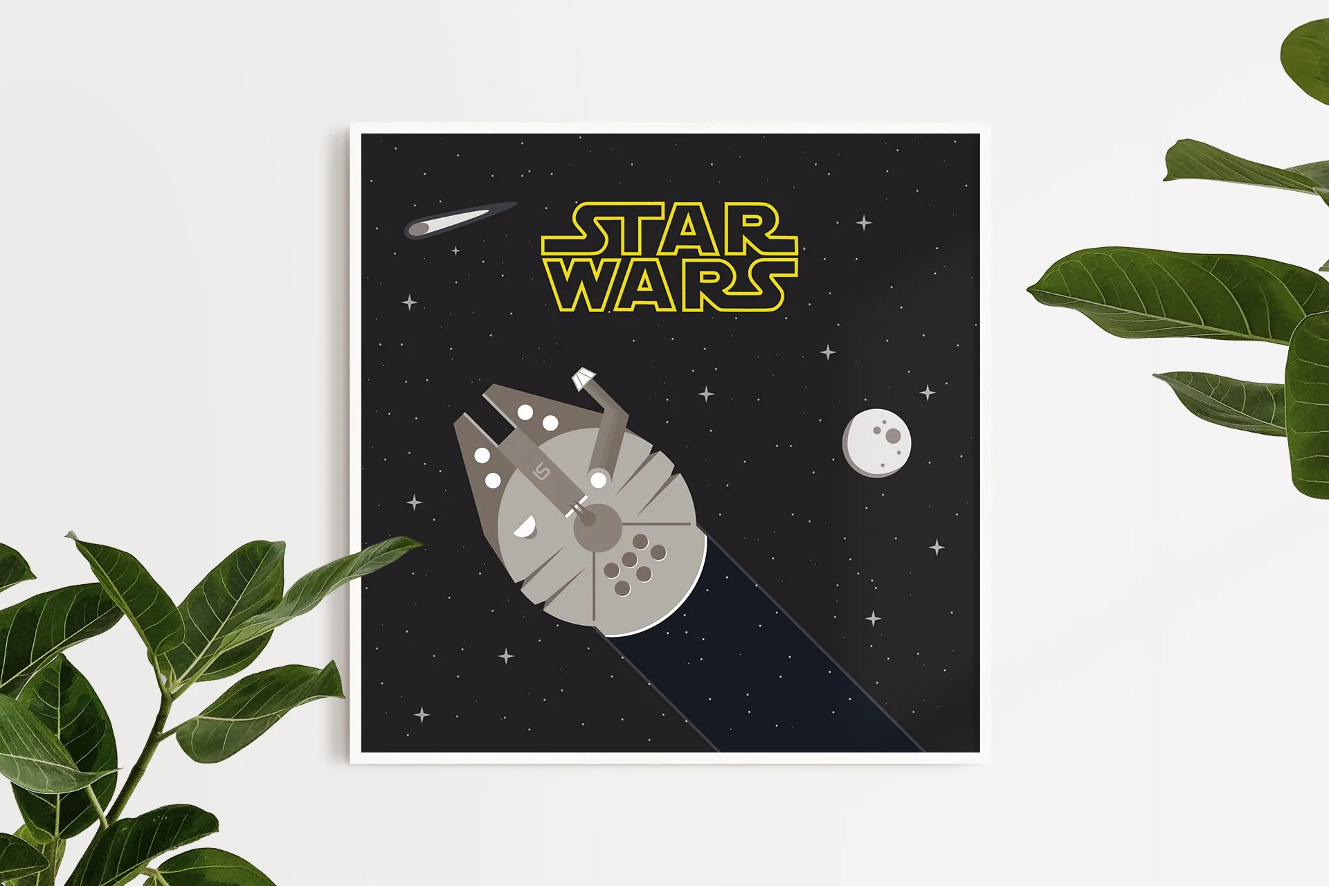 The Force Awakens – Star Wars: The Force Awakens tribute poster. Artwork by Lukas Sabaliauskas