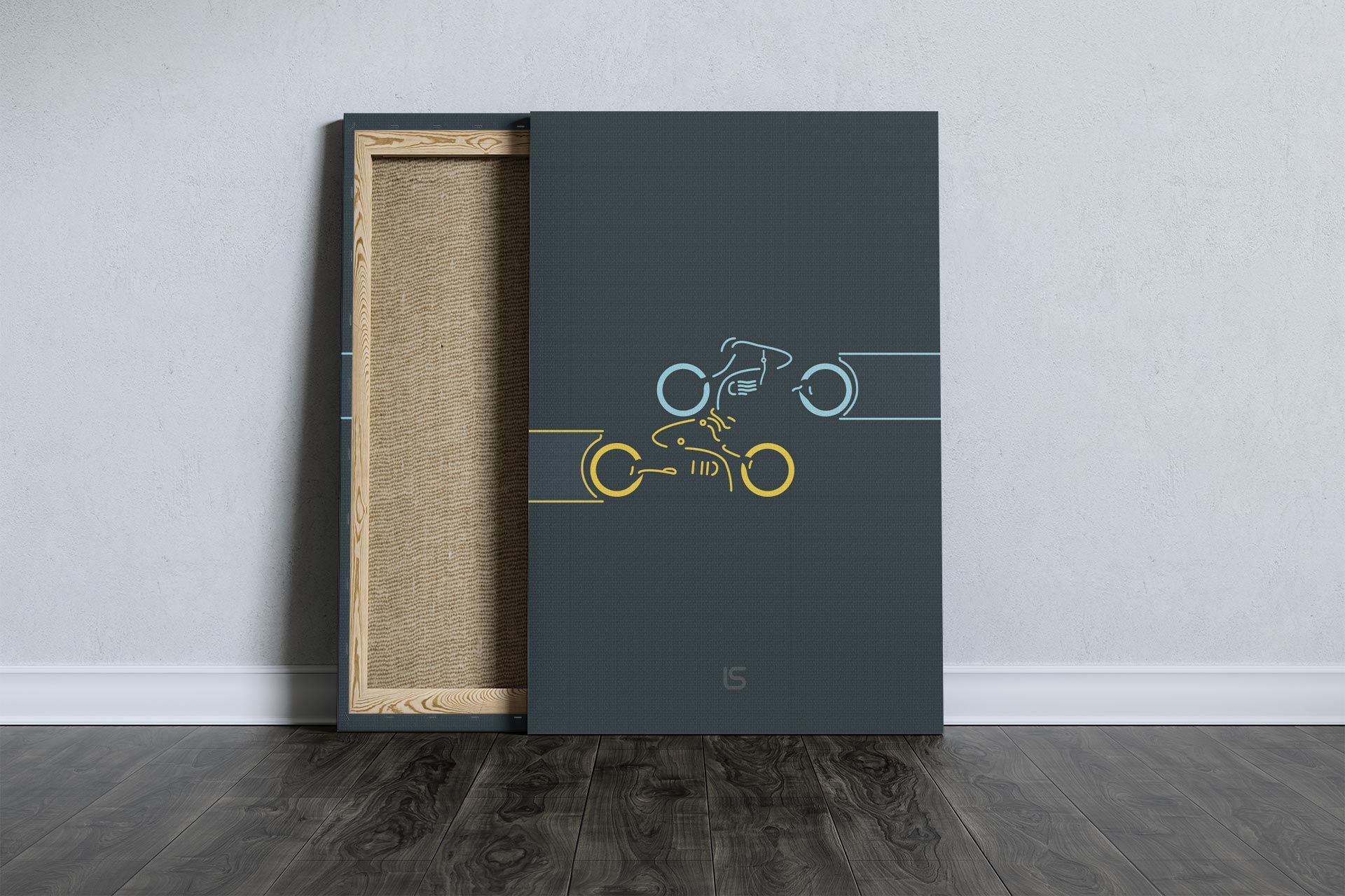 Tron Legacy — Tron Legacy inspired neon poster. Artwork by Lukas Sabaliauskas