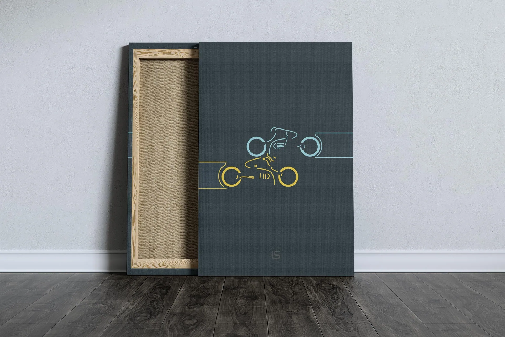 Tron Legacy – Tron Legacy inspired neon poster. Artwork by Lukas Sabaliauskas